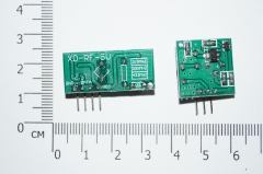 Радиомодули 433MHz: передатчик MX-FS-03V и приемник MX-05V, Wireless Transmitter Module + Receiver Module, (H06)