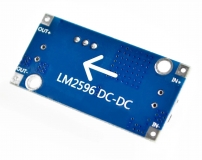 LM2596 DC-DC регулируемый преобразователь, вход 4.5-28В, выход 1.3-25В, ток 1.5А