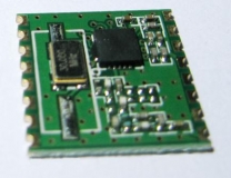 RFM42B-433-S передатчик FM 433,92МГц для монтажа SMD с модуляцией FSK, GFSK, OOK, интерфейс: SPI, мощность 17дБм