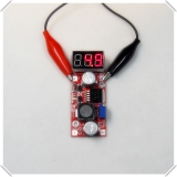 LM2596 DC-DC регулируемый преобразователь с индикатором выходного и входного напряжения, вход 4.5-28В, выход 1,3 - 25В, ток 1.5А