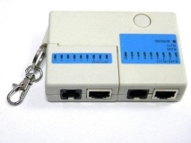 Кабельный сетевой тестер RJ45 RJ11 Mini категория 5 - брелок на ключи