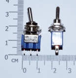 Переключатель / выключатель /тумблер MTS-102, 6А 125V/3A 250V, два положения (ON-ON)