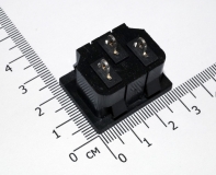AC-05 сетевая розетка 15A/250VAC (ST.6-07)