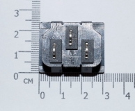 AC-05 сетевая розетка 15A/250VAC (ST.6-07)