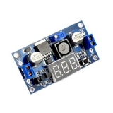 LM2596 DC-DC регулируемый преобразователь с вольтметром, вход 4-40В, выход 1,3 - 37В, ток 2А