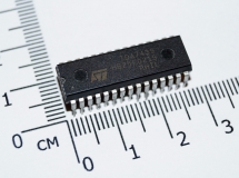 TDA7439, 3х полосный аудио-процессор с цифровым управлением (DIP-30)