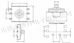TS-007 мультиджойстик 10 * 10мм (9 положений)