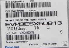 Потенциометр EVM3ESX50B13 1 КОм, 3мм, 0.15Вт (70°C ), ± 25%