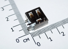 USB разъем с контактами на 90 градусов (мама, короткий корпус 14 мм)