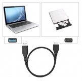 Кабель micro USB 3.0 Y-Type - USB 40см (для подключения внешнего жесткого диска в порт USB)