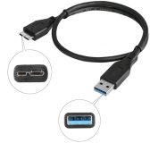 Кабель micro USB 3.0 Y-Type - USB 40см (для подключения внешнего жесткого диска в порт USB)