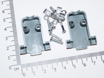 Корпус для гнезда DB9 на кабель, DP- 9C, корпус к разъему 9 pin