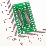 Переходник двусторонний SOP28 SSOP28 TSSOP28 SMD DIP switch DIP 0.65 / 1.27мм, v1.2