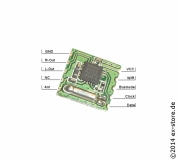 AR1010 Stereo Radio Module - модуль FM-приемника с поддержкой цифрового вещания