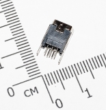 Разъем mini-USB на плату, контакты 180 град.  (мама)