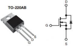 IRFZ44N, MOSFET N-канал (55В, 49А, 94Вт, 0.0175 Ом)
