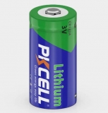 Элемент питания PKCELL CR123A 123A, Li-MnO2 3.0 В 1500 мА/ч