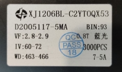 Светодиод SMD 1206, синий 130
