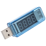 Электронный портативный USB-тестер (напряжение 3-8В, ток 0-3А, 4 сегмента)