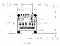 0,96-дюймовый синий с желтым ЖК дисплей 128 * 64 OLED-дисплей на SSD1306, модуль для Arduino, интерфейс SPI / I2C