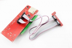 Дисплей для 3D принтера 2004 с картридером, Smart LCD Controller With Adapter For RepRap Ramps 1.4 3D (синяя подсветка)
