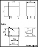 SRA-12VDC-CL Реле 12В 20А 5pin
