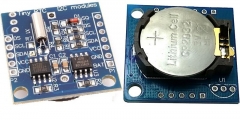 I2C модуль часов реального времени RTC 24C32 на микросхеме DS1307 + микросхема EEPROM AT24C32 + CR2032 в комплекте