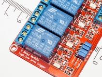 Модуль реле 8-канальный для Arduino (с оптронной изоляцией, 12В, hight and low level trigger, реле Songle)