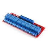Модуль реле 8-канальный для Arduino (с оптронной изоляцией, 12В, hight and low level trigger, реле Songle)