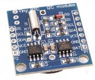 I2C модуль часов реального времени RTC 24C32 на микросхеме DS1307 + микросхема EEPROM AT24C32 без батареи CR2032