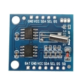 I2C модуль часов реального времени RTC 24C32 на микросхеме DS1307 + микросхема EEPROM AT24C32 без батареи CR2032