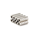 Неодимовый магнит (кольцо) NdFeB D6 x h3 мм отверстие 3мм N50
