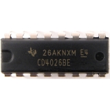 Микросхема CD4026BE (К176ИЕ4)