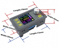 Программируемый источник питания 0-50В 0-5А с цветным ЖК-дисплеем DP50V5A
