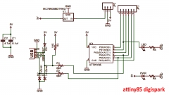 Контроллер Digispark Kickstarter Common USB Development Board For ATTINY85 Arduino