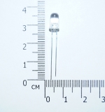 Светодиод желтый 5мм (1.8-2.2В, 5mA-20mA) F5 8000 mcd 585-595nm 20-25 degree