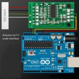Arduino HX711 mini модуль 24-битный АЦП с усилителем, собран на микросхеме HX711 для тензодатчиков в весах