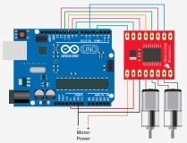 Двойной драйвер мотора 1A TB6612FNG for Arduino Microcontroller