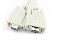 Разветвитель VGA сигнала на два монитора, монитор+проектор, VGA сплиттер, VGA to 2VGA