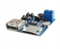 Аудио модуль (MP3-плеер) на GPD2856C, USB-flash, TF-карта,  2-3Вт
