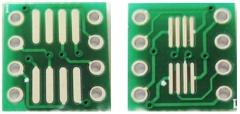 Переходник / адаптер для микросхем (SO8, SOP8, MSOP8, SOIC8 или TSSOP8 в dip8) двухсторонняя