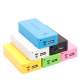 Зарядное устройство Power Bank USB 5В 1.0А для зарядки смартфонов и планшетов, на двух аккумуляторах типа 18650, прямоугольный