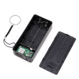 Зарядное устройство Power Bank USB 5В 1.0А для зарядки смартфонов и планшетов, на двух аккумуляторах типа 18650, прямоугольный