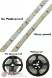 Гибкая светодиодная лента SMD 5630 60 светодиодов/метр, белый цвет, влагозащищенная.