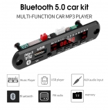 Встраиваемый микро медиацентр Bluetooth 5.0 FM радио MP3 microSD card USB пульт ДУ 9-12B
