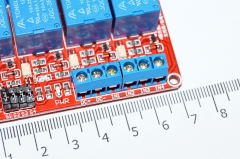 Модуль реле 4-х канальный для Arduino (с оптронной изоляцией 12В, (hight and low level trigger, реле TONGLING)