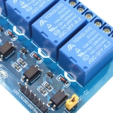 Модуль реле 4-канальный для Arduino (с оптронной изоляцией 5В, low level trigger, реле TONGLING либо аналог)