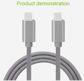 Кабель USB PD Type-C - USB Type-C 5pin 1м высокоскоростной, папа-папа
