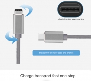 Кабель USB PD Type-C - USB Type-C 5pin 1м высокоскоростной, папа-папа