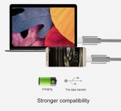 Кабель USB PD Type-C - USB Type-C 5pin 1м высокоскоростной, папа-папа